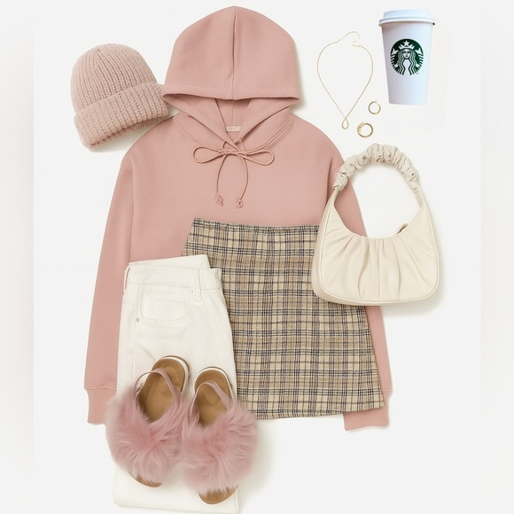 UGG Holly Pink Dawn Luxe Sheepskin Slingback Fuzzy Leather Y2K Platform Slide - Picture 4 of 11